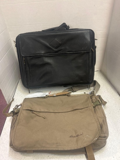 EDDIE Bauer briefcase Laptop, computer case satchel, and leather laptop briefcase