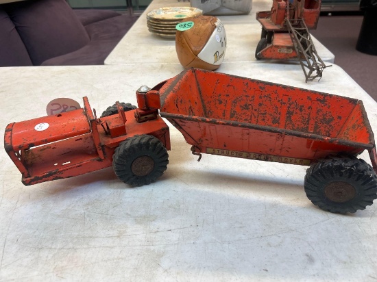 structo earth mover metal toy and unit