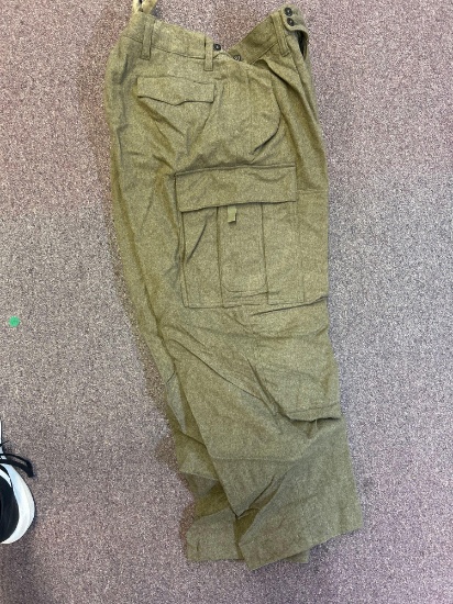 1960 German wool military pants