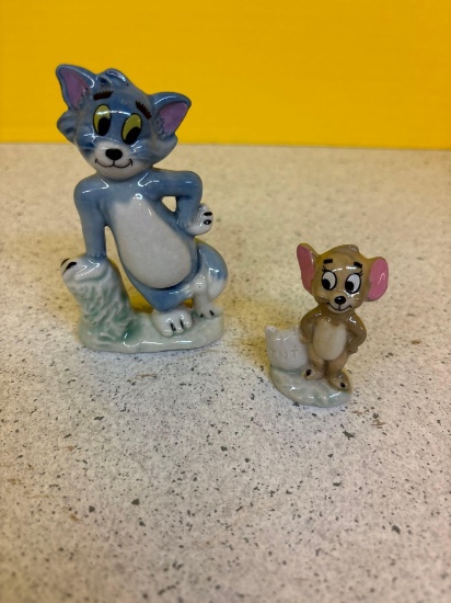 Tom and Jerry vintage Wade whimsies 1970s