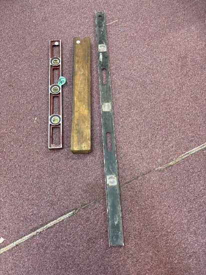 Three carpenters levels