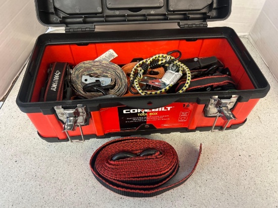 Corebilt toolbox with straps