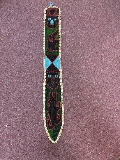 Beaded YORUBA Wall hanging panel Nigeria