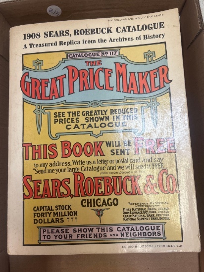 1908 Sears Roebuck catalog number 117 reprint great graphics