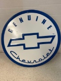 genuine Chevrolet metal sign
