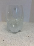 LALIQUE Frosted HEDERA vase
