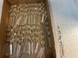 vintage hanging crystal prisms baguettes, and square jewels