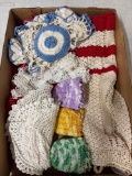 Vintage crocheted linens