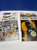 1969 Cleveland Browns game programs
