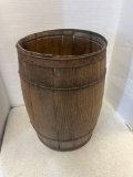 Old wooden barrel