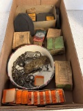 Old tacks, nails, etc.