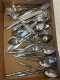 various stainless flatware