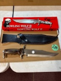 Frost cutlery, howling wolf II large knife