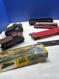 Train cars and track