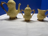 Cameron Clay products cabbage, rose tea set