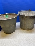galvanized buckets