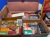 Gun, cleaning supplies and ammo