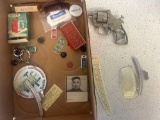 starter pistol, pins, hair items, and more collectible antiques
