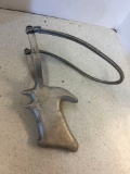 vintage handmade aluminum forged slingshot