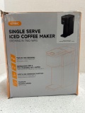 Single serve iced coffee maker