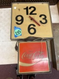 vintage Coca Cola clock