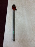 Rigid rachet handle threader with half inch pipe threader piece