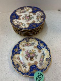 Rockingham Works brameld decorative plate set