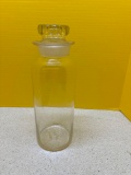 Glass apothecary jar
