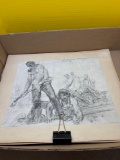 4 FRANK BRANWYN lithographs
