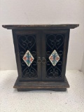 opinion style cabinet, iron, and porcelain