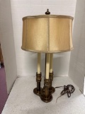 Stiffel desk lamp, original shade