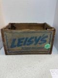 Antique LEISYs Wooden beer crate