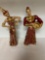 Gilner California Pottery Asian or Balinese dancers