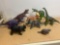 toy dinosaur and animals