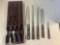 cutco utensils in fitted block