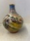 royal bonn antique vase, women in wheat field