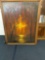 Mid-century textured artwork, Signed