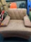 mid-century 1950s textured nubby chair