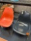 Fiberglass scoop chairs