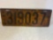 1917 Ohio license plate automobile