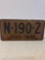 1936 Ohio license plate