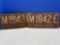 Pair of 1954 Ohio license plates matching