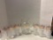 Anchor hocking Dutch Butterprint pitcher and six glasses