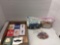 Tarot cards, playing cards, marbles