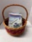 20 1990s country living magazines in basket