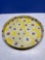 mid-century Daisy serving tray, 14 inch diameter