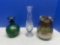 3 glass items