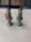 Pair of sterling weighted, Johnny DUCHIN shakers