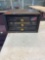 Old metal parts supply cabinet