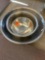 large metal bowls